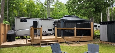 Deluxe camp site Stanley Park Manitoulin Island Image# 1