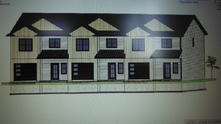 excellent new 3 unit townhouse investment in stratford, pei. in charlottetown,pe - houses for sale