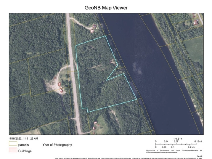 lot, route 130, bairdsville in fredericton,nb - land for sale