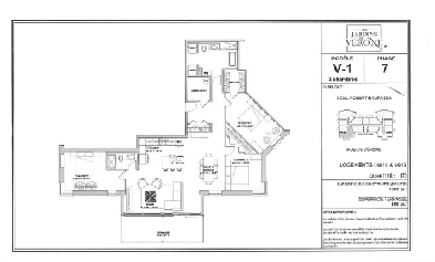 5 1/2 Penthouse dans les Jardins de Vérone à Lebourgneuf au 5ièm Image# 1