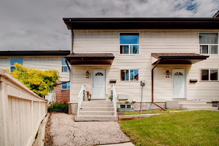 updated 2 bed whitehorn townhome with private yard for 189,800 in calgary,ab - houses for sale