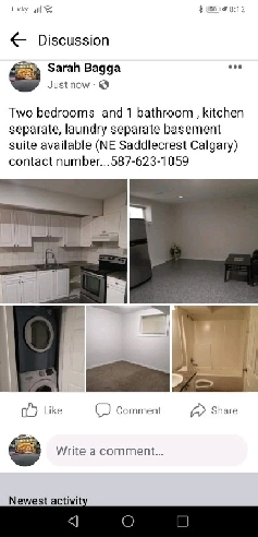 Basement for rent
Saddlecrest Crescent 
NE, Calgary Image# 1