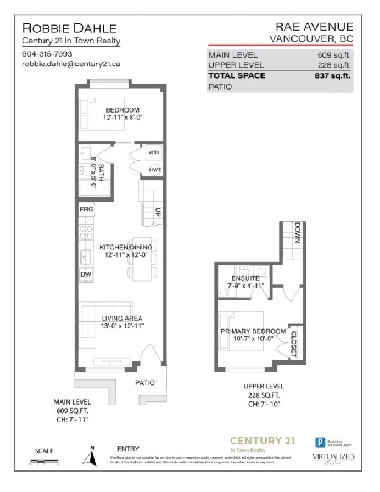 3621 Rae Avenue 2 Bedroom 2 Bath Vancouver Townhome NEW BUILD! Image# 1