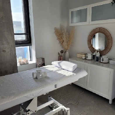 Esthetics/massage Studio room rental