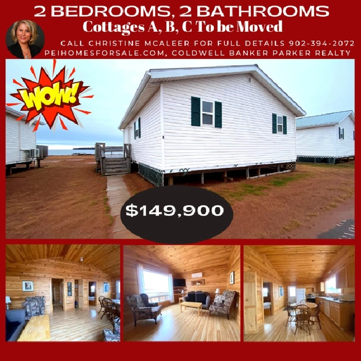 2 Bedroom, 2 Bathroom Gorgeous Cottage for Sale. in Charlottetown,PE - Houses for Sale
