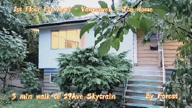 Br#4,1F,house (3min walk to 29Ave skytrain station, Vancouver) Image# 1