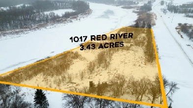 For Sale 3 Acre Riverfront Lot At 1017 RED RIVER Dr Richot MB Image# 1
