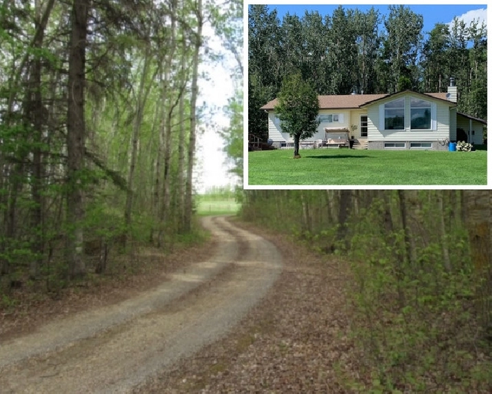 6 bed, 3 1/2 bath acreage house on 10 acres close to Edmonton in Edmonton,AB - Houses for Sale