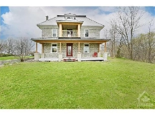 Fully updated stone house 3.6 acres barn shops with ravine Image# 1