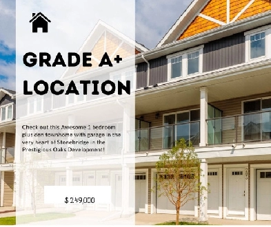 FOR SALE  Awesome Location! Oaks Stonebridge Townhomes Image# 1