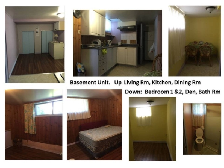 Yonge/Finch, Walk/5min Bus 2 Finch Stn,3 Rm whole unit rental. in City