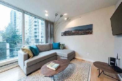 Fully furnished 1 BR and bath, yaletown, 5 star amenities Image# 1