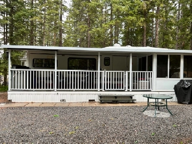 RV Lot and Trailer for Sale Tall Timber RV Park, Sundre, AB Image# 2