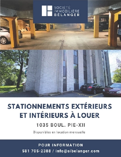 Espace de stationnement intérieur ou extérieur à Sainte-Foy Image# 1