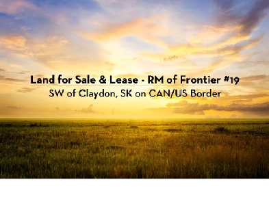 Land for Sale & Lease by Tender - RM of Frontier #19 Image# 1