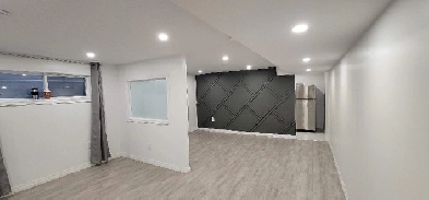 1 Bedroom Basement Apartment All New Renovated