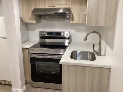 1 Bedroom Basement Apartment