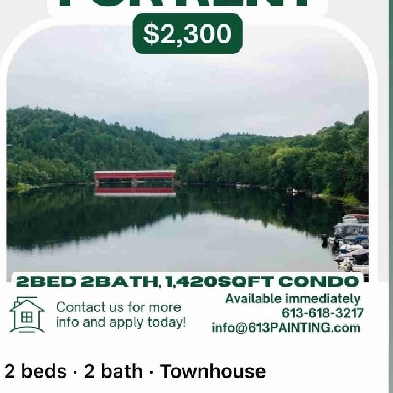 2 bed 2 bath 1,420sqft Condo w/ water access Wakefield, QC Image# 1