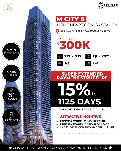 Condos in Missisauga from $300k Image# 1