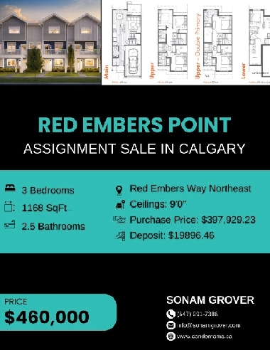 END UNIT TOWNHOUSE! $460,000 Image# 1