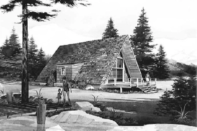 A-Frame Home Plan Image# 1
