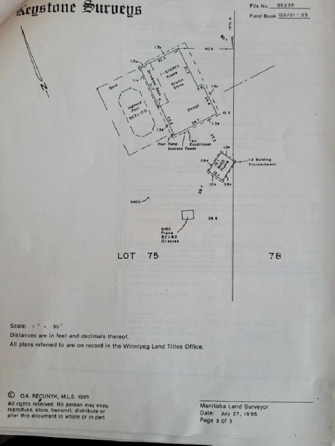 27.2 ACRES ON TRAVERSE RD IN STE ANNE MB in Winnipeg,MB Land for Sale