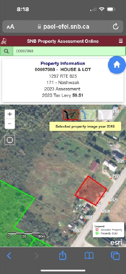 For sale land in Nashwaak in Fredericton,NB - Land for Sale