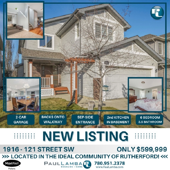 6 Bedroom/3.5 Bathroom 2nd kitchen in F/F Basement in Edmonton,AB - Houses for Sale