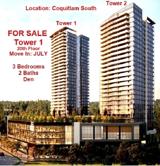 Move In: JULY – Location: Behind 'H-Mart' Coquitlam Tower 1 in Vancouver,BC - Condos for Sale