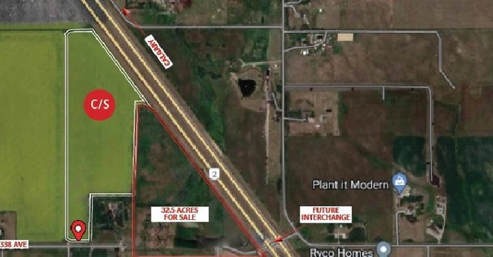32.5 Acres of future Industrial land! MLS@A2092558 in Calgary,AB - Land for Sale