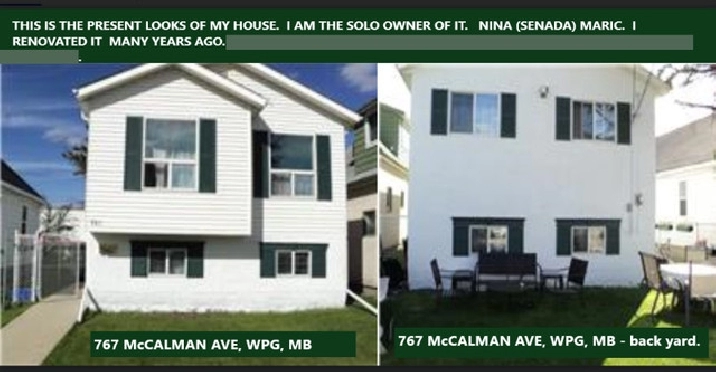 REDUCED HOUSE PRICE FOR A FAST SALE in Winnipeg,MB - Houses for Sale