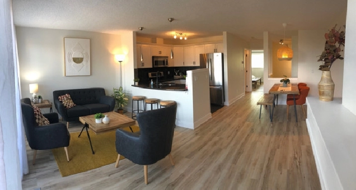 BEAUTIFUL PENTHOUSE CONDO 2B/2B FULLY FURNISHED ALL INCLUSIVE in Calgary,AB - Short Term Rentals