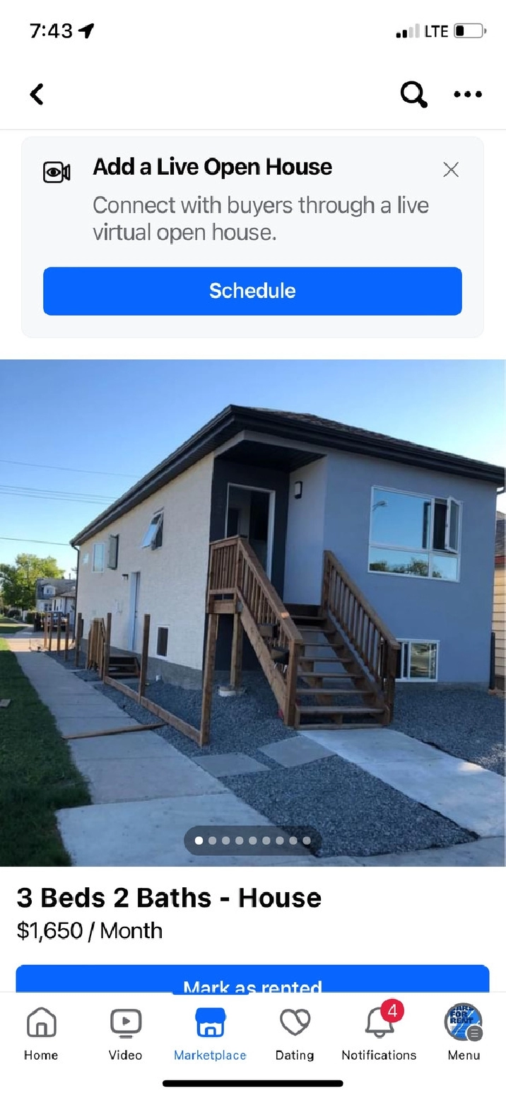 Unit for rent - 3 Bedrooms 2 Washrooms in Winnipeg,MB - Apartments & Condos for Rent