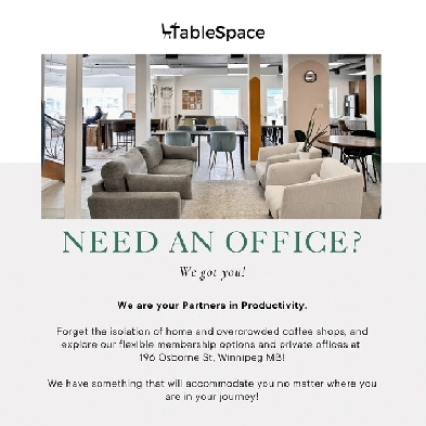 NEW Offices for Rent at TableSpace! Image# 1