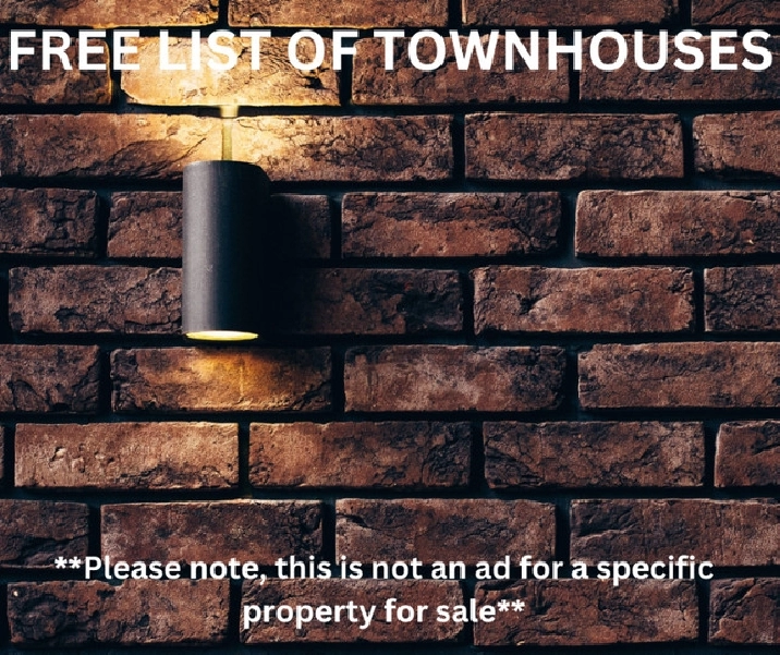 FREE LIST OF TOWNHOUSES in Edmonton,AB - Houses for Sale