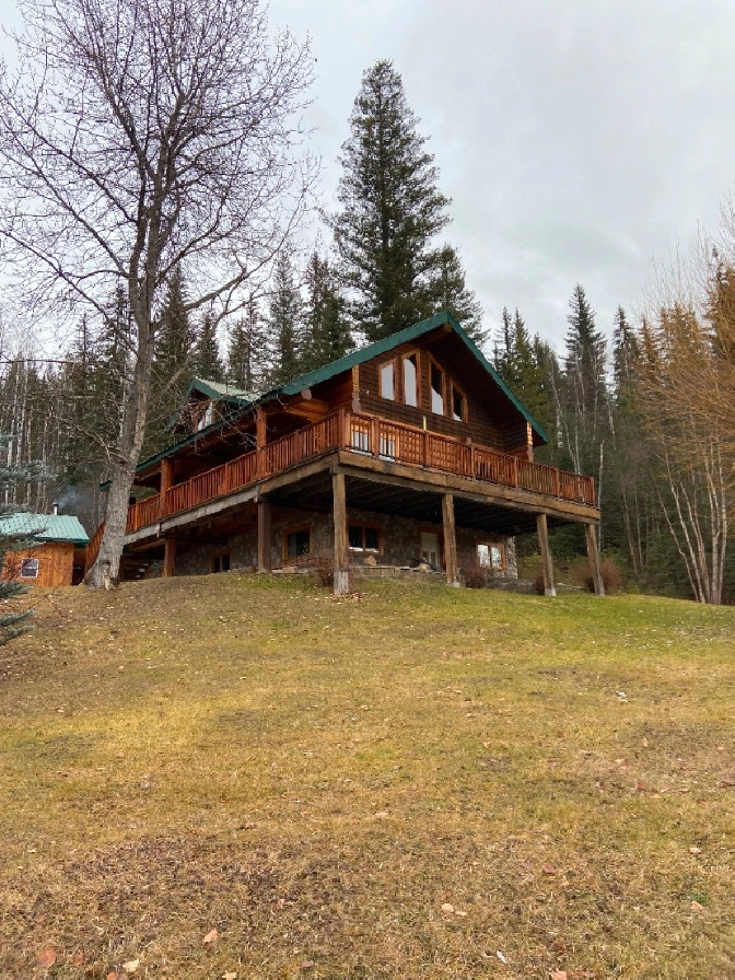 Recreation Property with 3 Bedroom Log Home in Calgary,AB - Houses for Sale