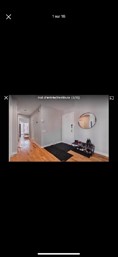 Grand 4/2 Mont Royal / Private Parking