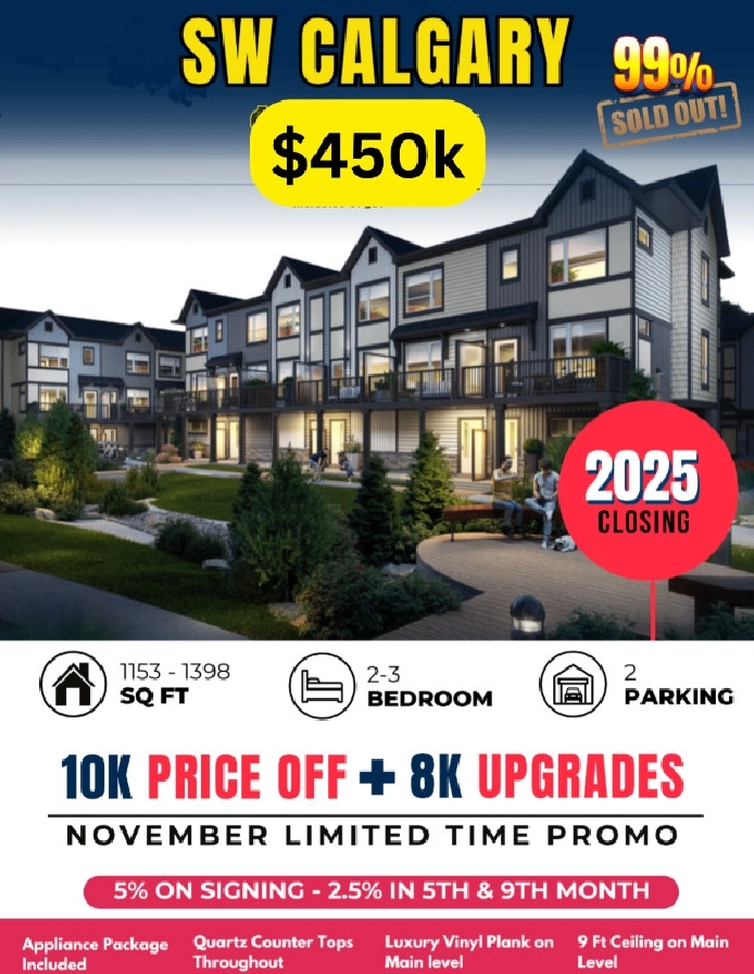 Pre construction Calgary in Calgary,AB - Houses for Sale