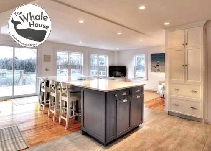 Water view Chester Village. Quiet. Furnished, Open, Dog Friendly in