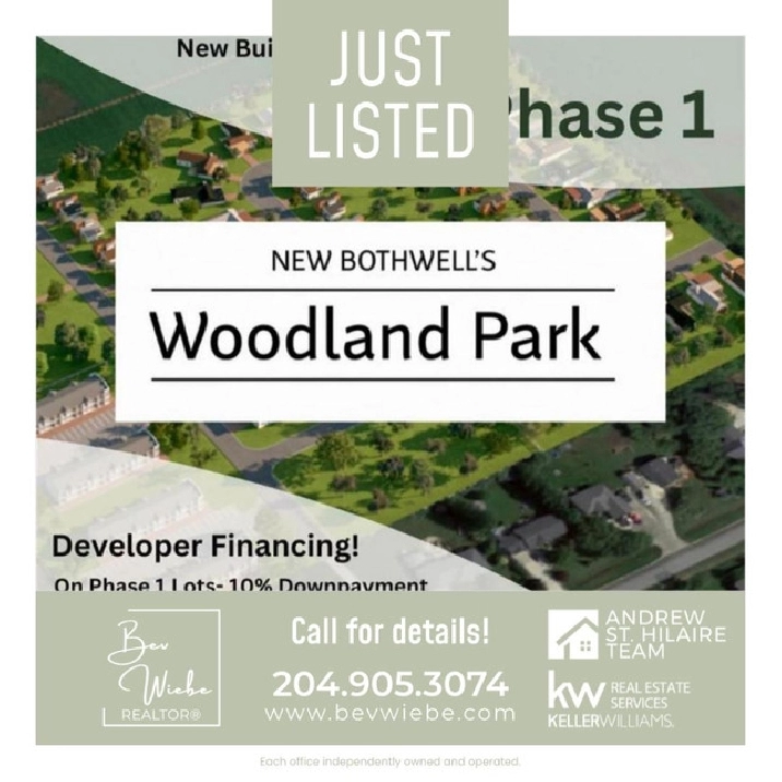 Land For Sale in R16, New Bothwell (202308487) in Winnipeg,MB - Land for Sale