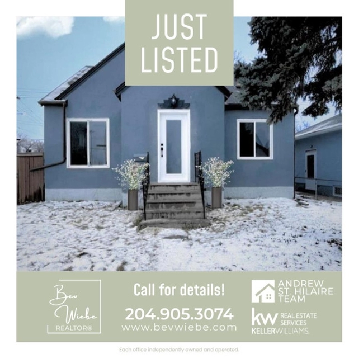 House For Sale in Weston, Winnipeg (202332251) in Winnipeg,MB - Houses for Sale