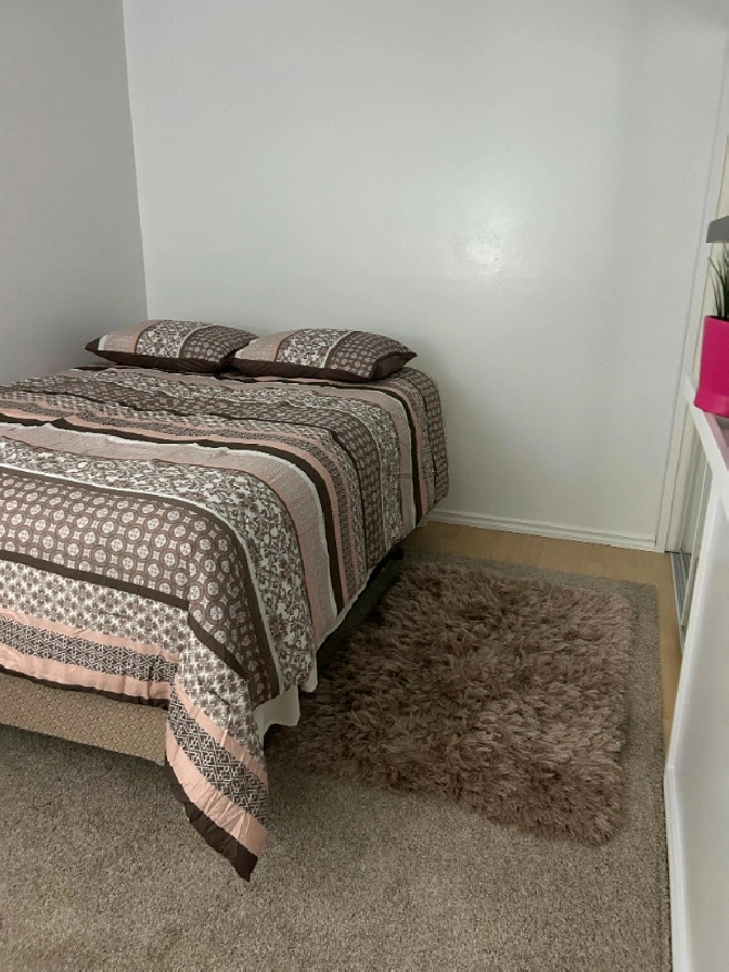 Private bedroom to rent furnished Female roommate only in Edmonton,AB - Room Rentals & Roommates