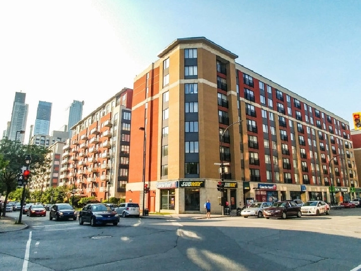 Semi-furnished 1 bed unit at $1450 at 1225 Notre Dame Ouest in City of Montréal,QC - Apartments & Condos for Rent