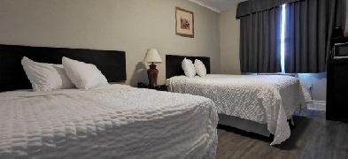 Hotel rooms are available for $85 per night. Free parking Image# 1