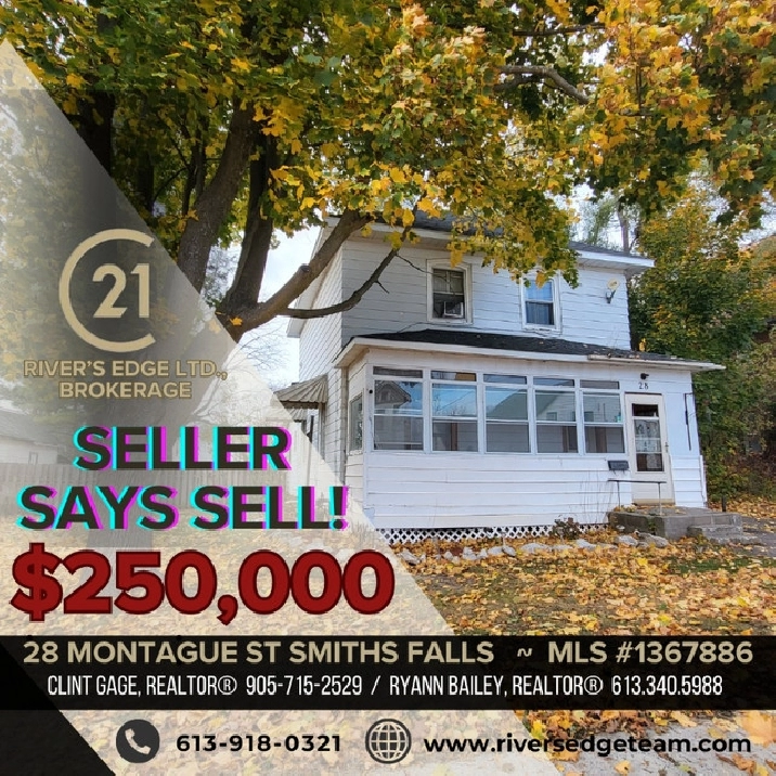 Century Home in Smith's Falls located at 28 Montague Street! 3 in Ottawa,ON - Houses for Sale