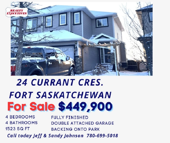 24 Currant Cres. Fort Saskatchewan Homes in Edmonton,AB - Houses for Sale