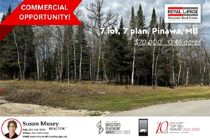 LAND FOR SALE IN PINAWA! in Winnipeg,MB - Land for Sale