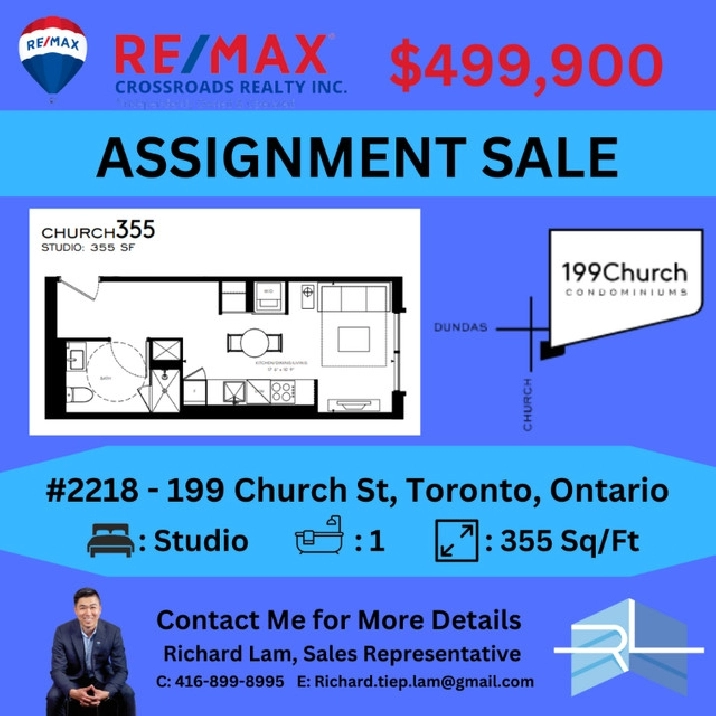 DEAL! DEAL! Assignment Sale! First Time Home Buyers! Investors! in City of Toronto,ON - Condos for Sale