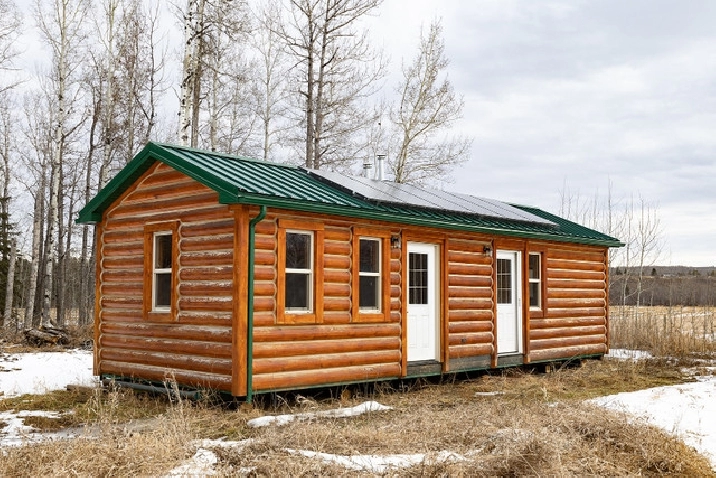 Plug and Play Serenity - Ready to Move (& use) Off-Grid Cabin in Edmonton,AB - Houses for Sale