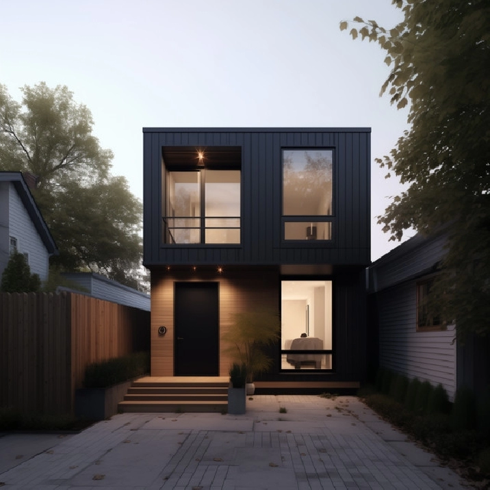 900 ft² Prefabricated Laneway Modular Homes - Quick Install in City of Toronto,ON - Houses for Sale
